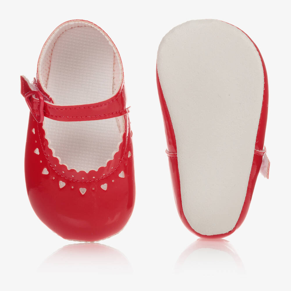 Early Days-Baby Girls Red Patent Pre-Walker Shoes | Childrensalon