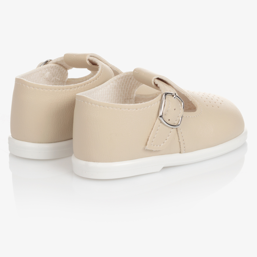 Early Days-Beige First Walker Shoes | Childrensalon