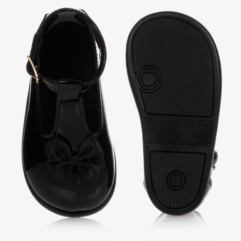 Early Days-Black First-Walker Shoes | Childrensalon