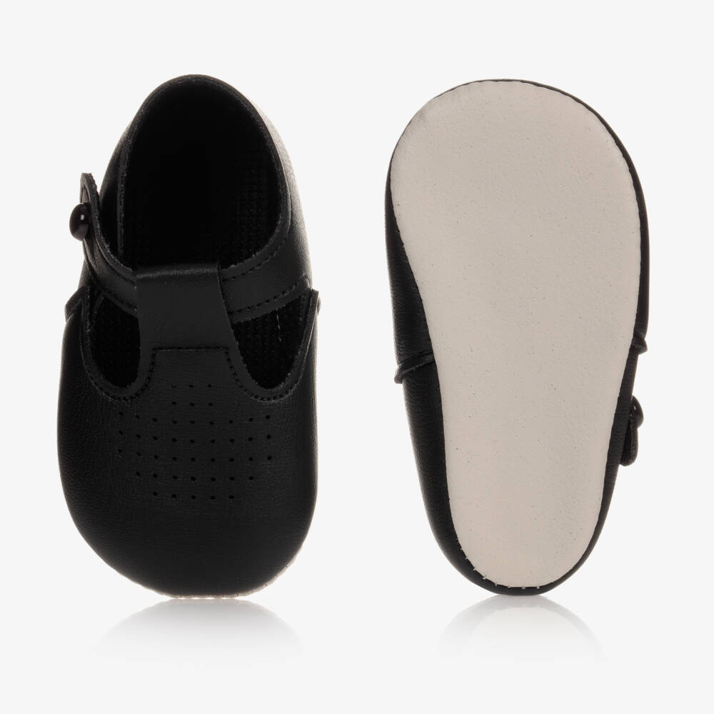 Early Days Baypods-Black Pre-Walker Baby Shoes | Childrensalon