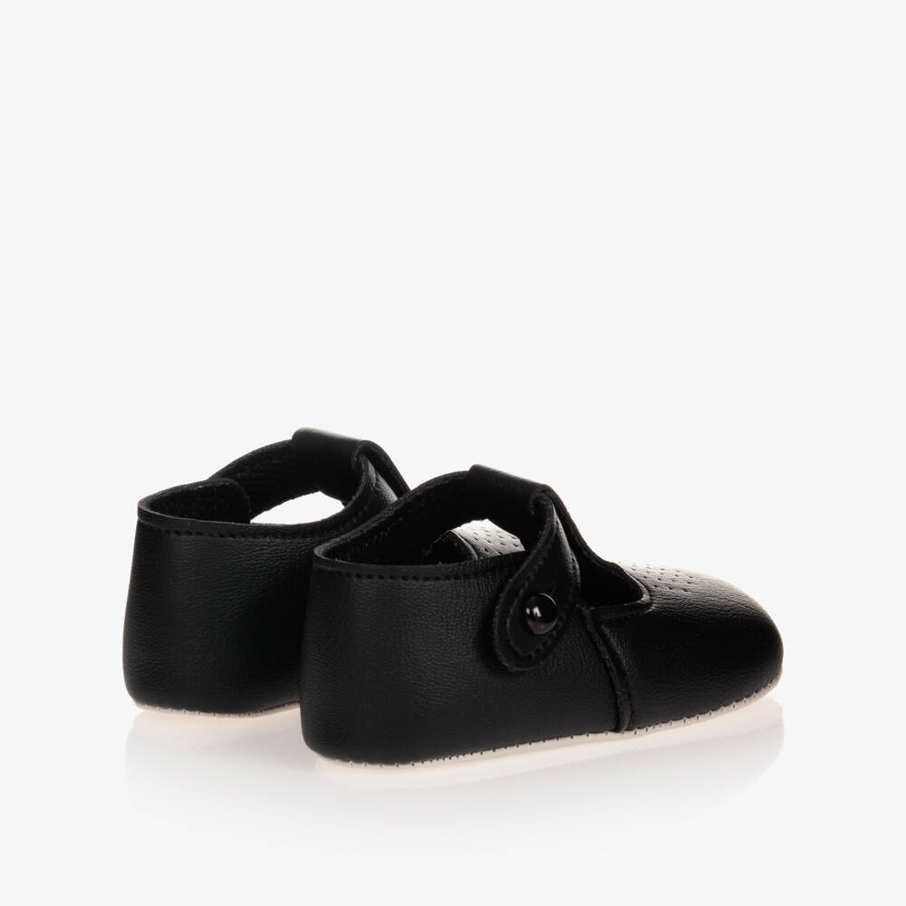 Early Days Baypods-Black Pre-Walker Baby Shoes | Childrensalon
