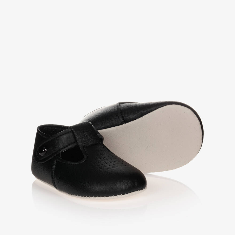 Early Days Baypods-Black Pre-Walker Baby Shoes | Childrensalon
