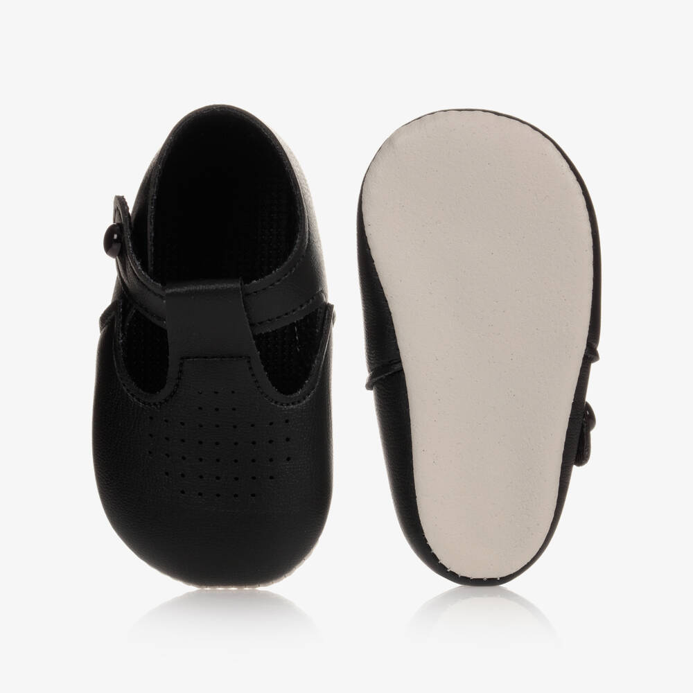 Early Days Baypods-Black Pre-Walker Baby Shoes | Childrensalon