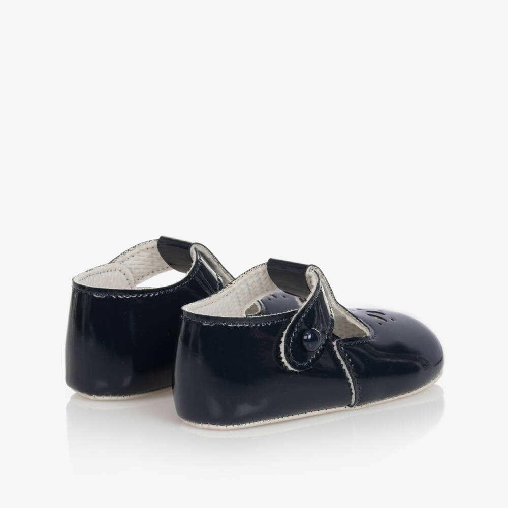 Early Days-Blue Patent Pre-Walker Shoes | Childrensalon