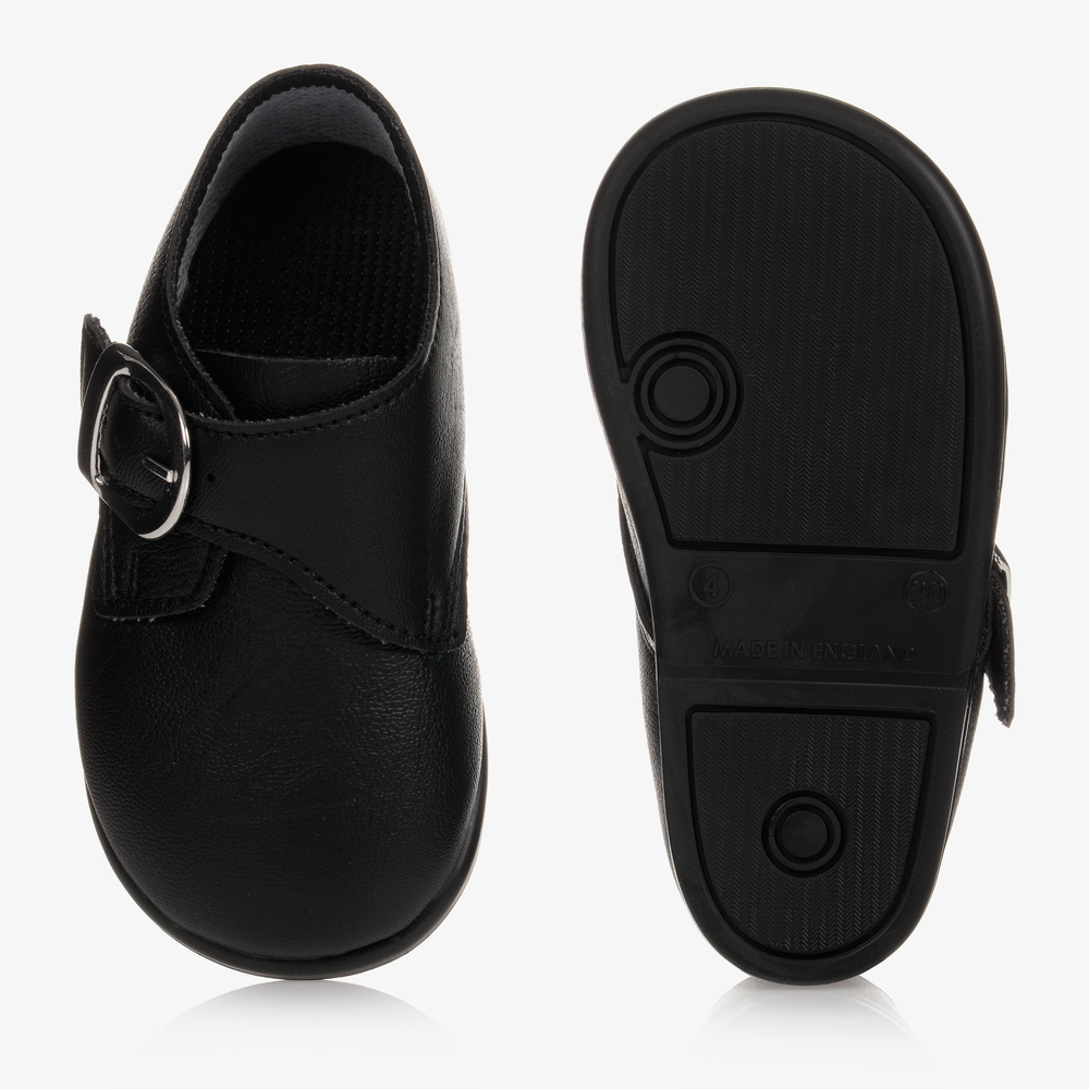 Early Days-Черные туфли для мальчиков | Childrensalon