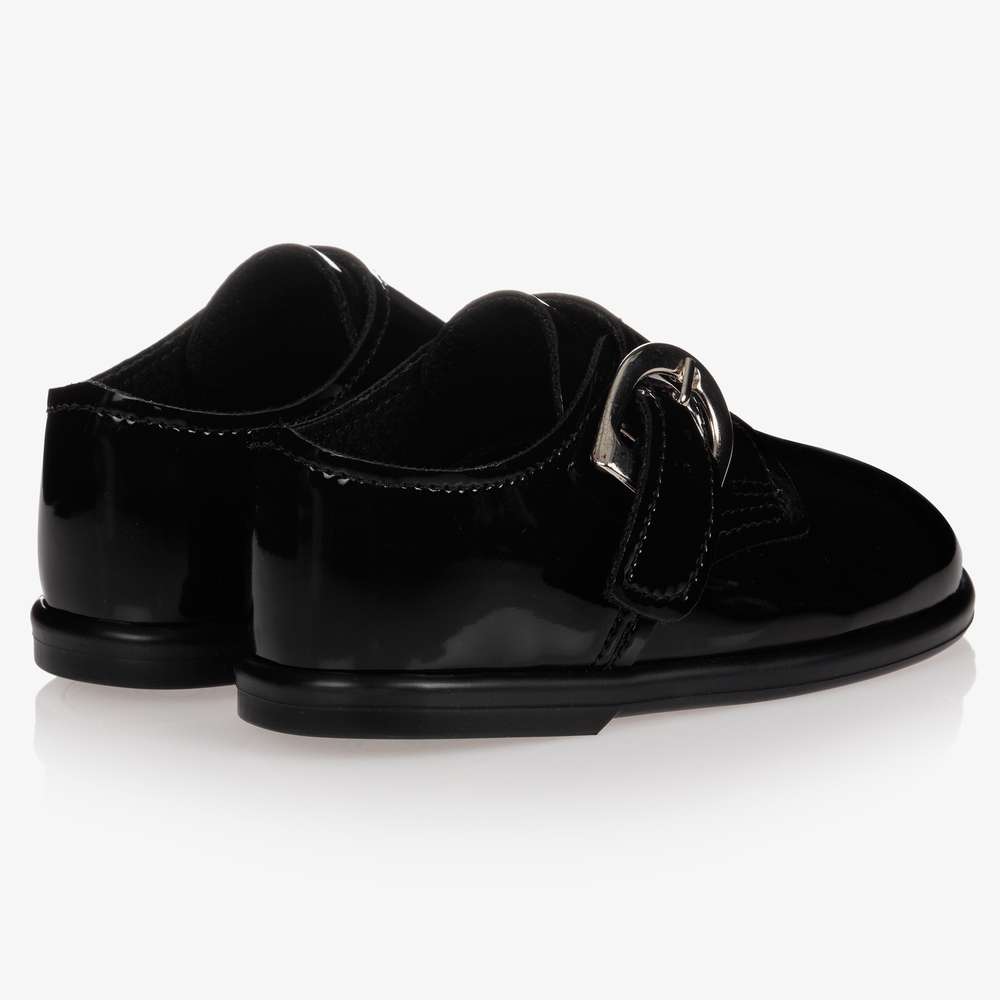 Early Days-Черные туфли для мальчиков | Childrensalon