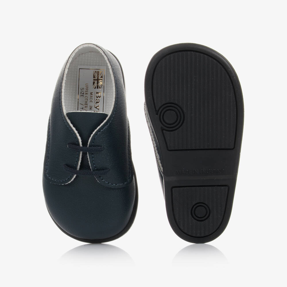 Early Days-Boys Blue First Walker Shoes | Childrensalon