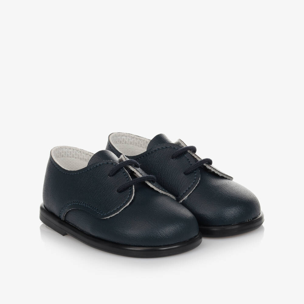 Early Days-Boys Blue First Walker Shoes | Childrensalon