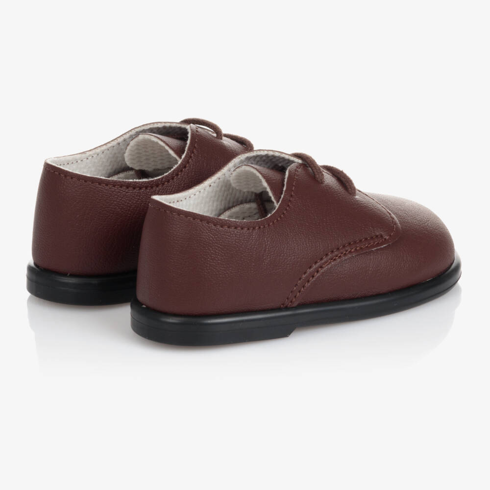 Early Days-Boys Brown First Walker Shoes | Childrensalon