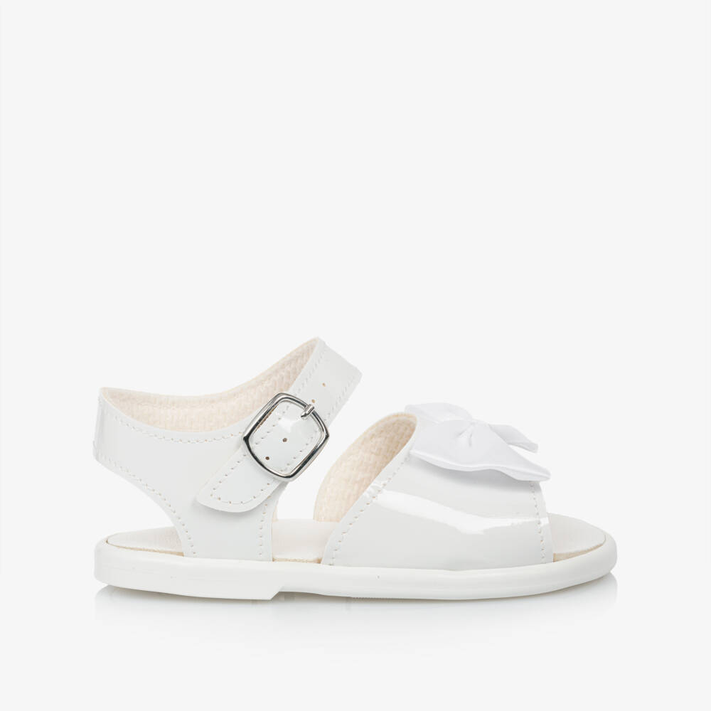 Early Days-Girls White First-Walker Sandals | Childrensalon
