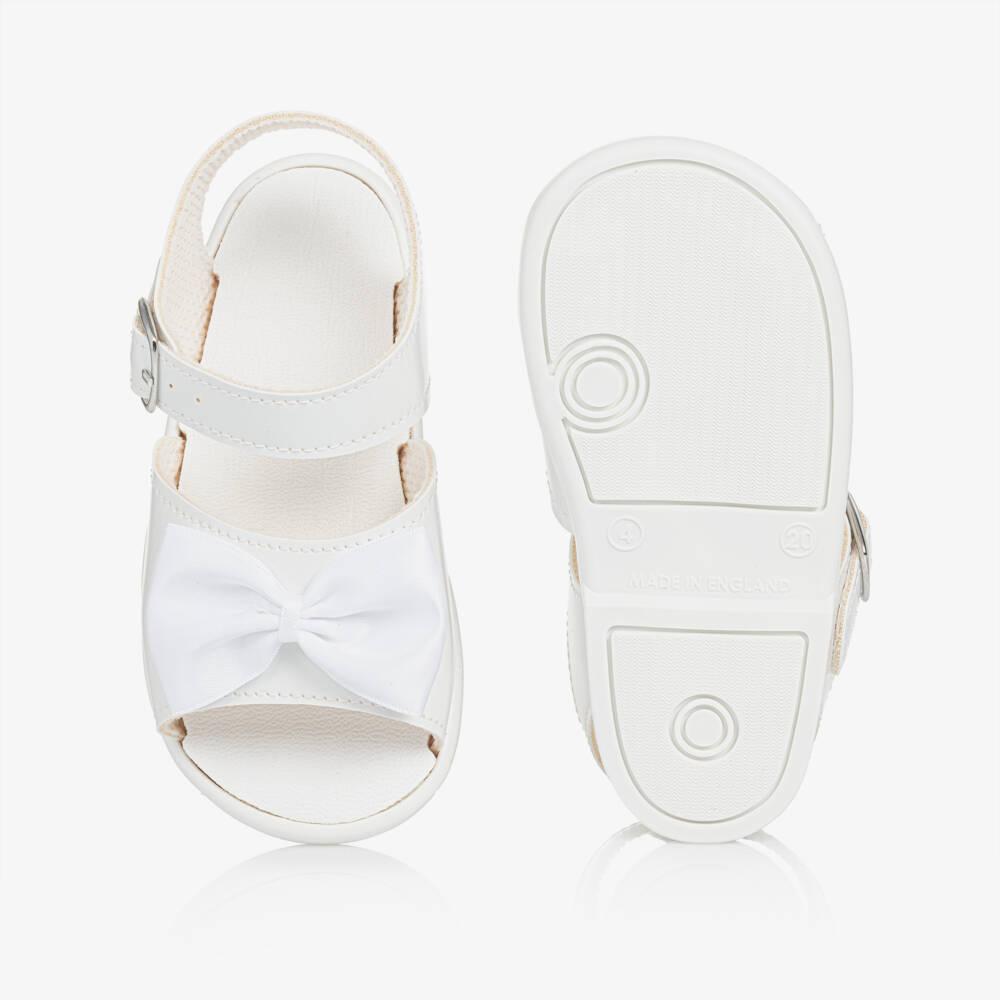 Early Days-Girls White First-Walker Sandals | Childrensalon