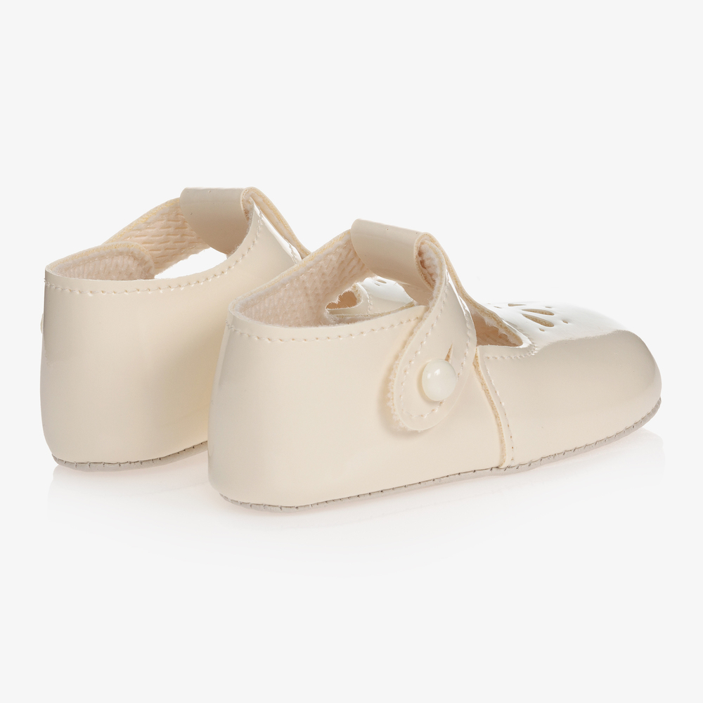 Early Days Baypods-Ivory Patent Pre-Walker Shoes  | Childrensalon