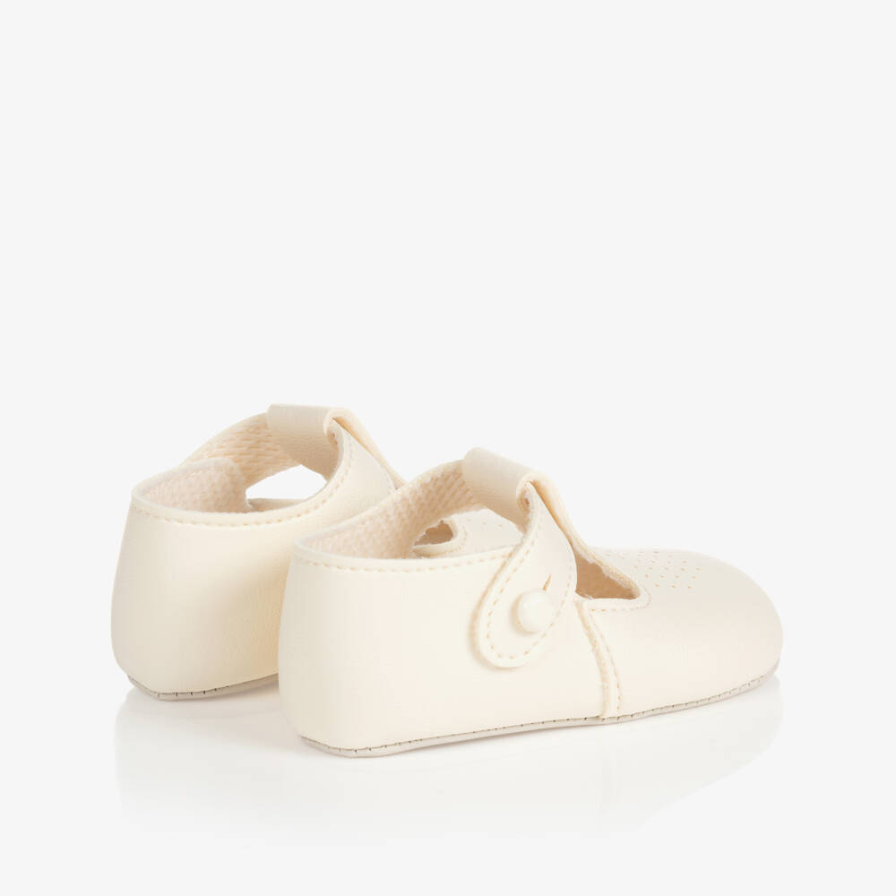 Early Days Baypods-Ivory Pre-Walker Baby Shoes | Childrensalon