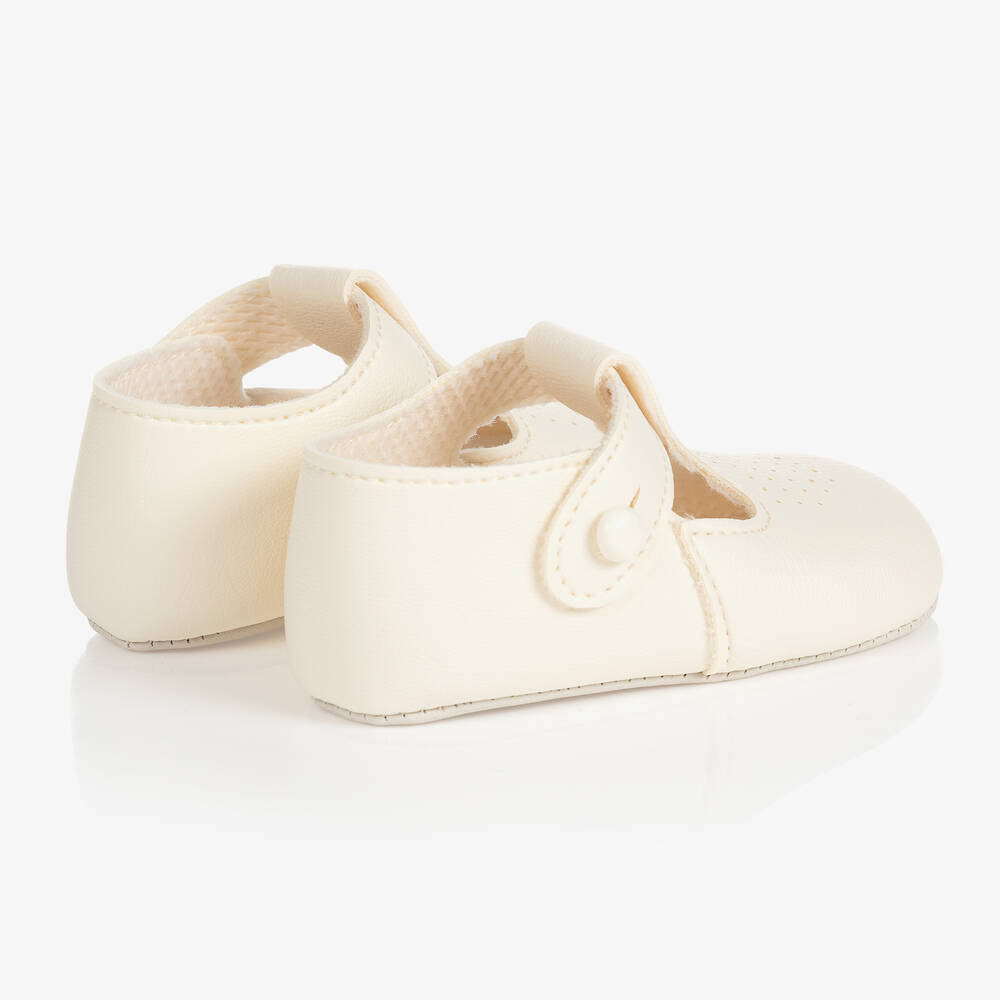 Early Days Baypods-Ivory Pre-Walker Baby Shoes | Childrensalon