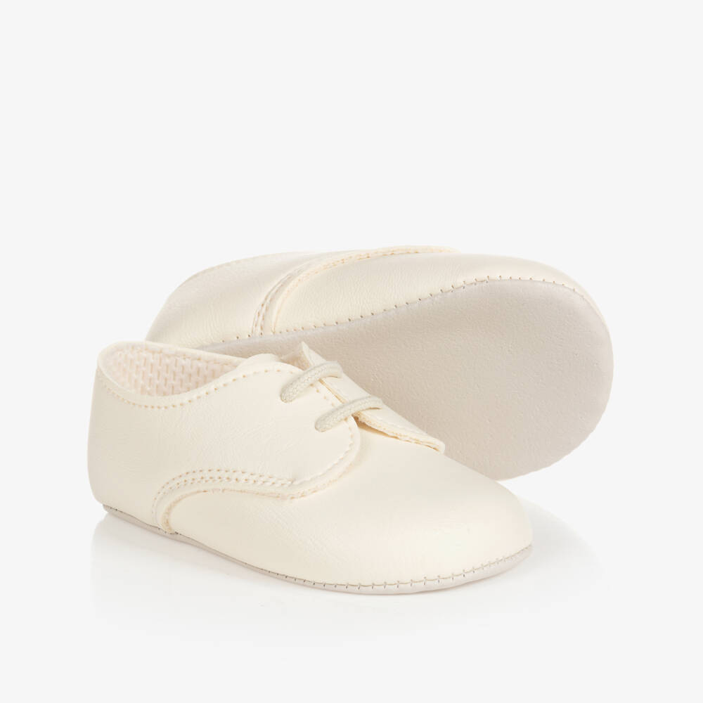 Early Days-Ivory Pre-Walker Shoes | Childrensalon