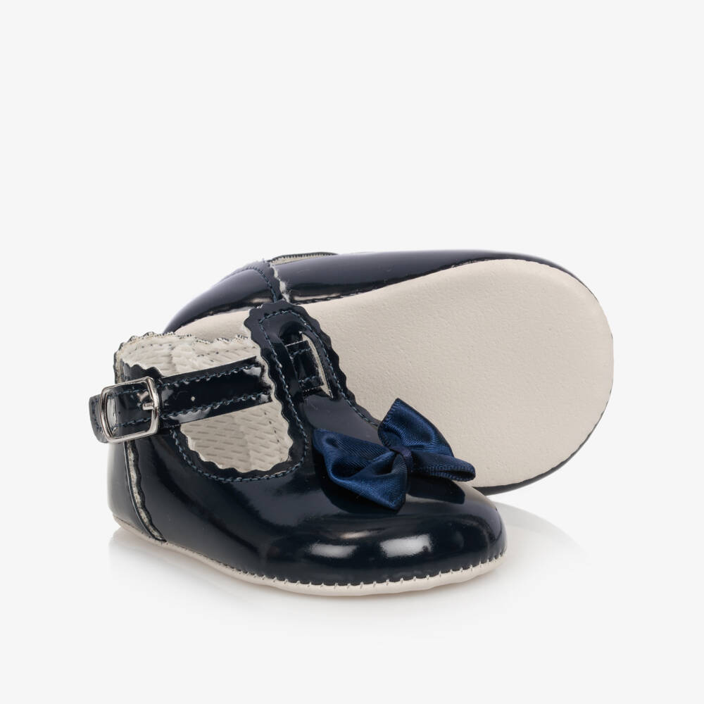 Early Days-Navy Blue Pre-Walker Shoes | Childrensalon