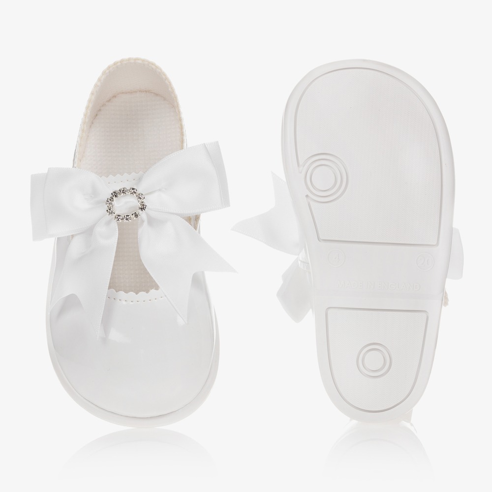 Early Days-White First Walker Shoes | Childrensalon