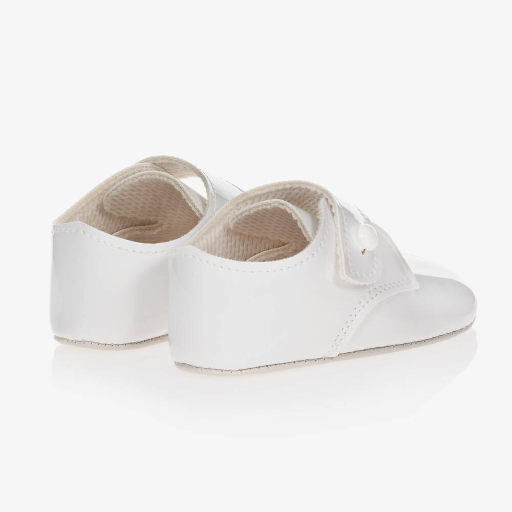 Early Days Baypods-White Patent Faux Leather Pre-Walker Shoes | Childrensalon