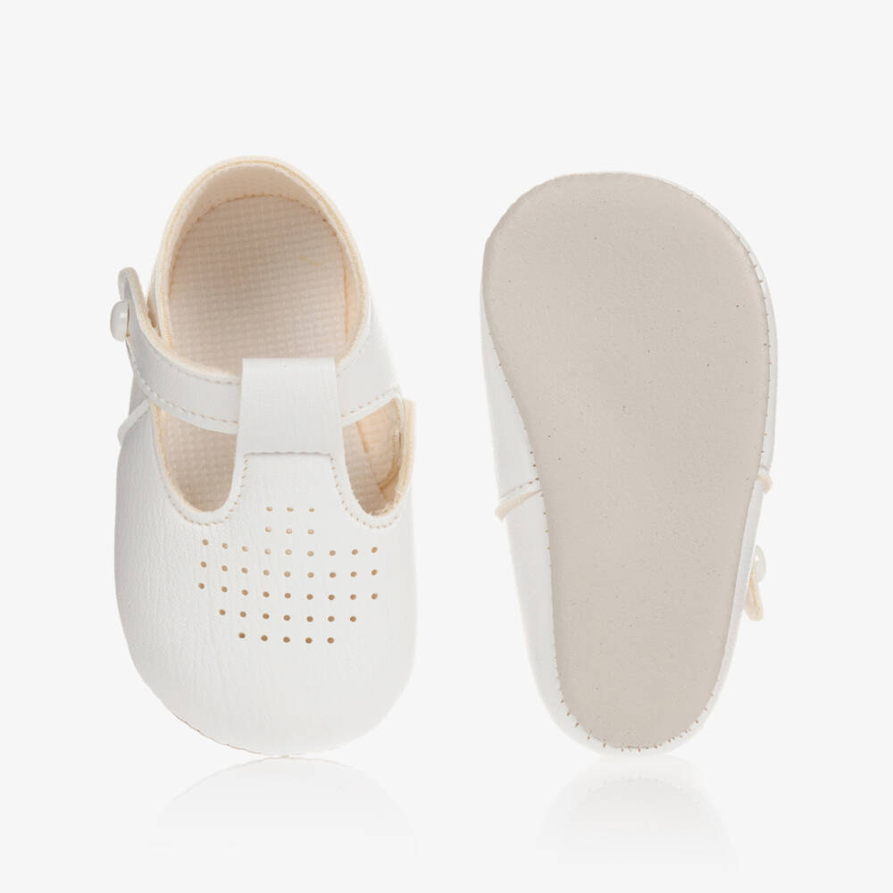 Early Days Baypods-White Pre-Walker Baby Shoes | Childrensalon