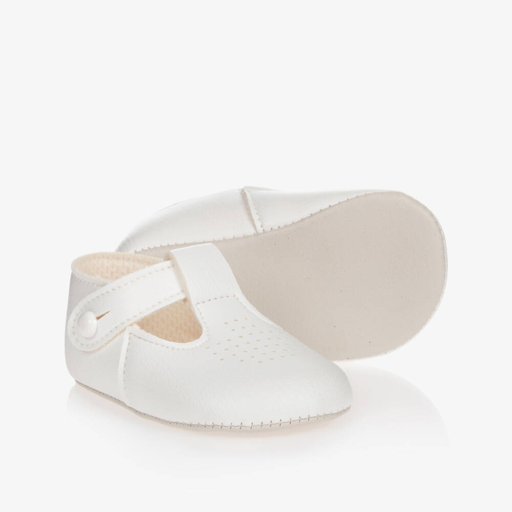 Early Days Baypods-White Pre-Walker Baby Shoes | Childrensalon
