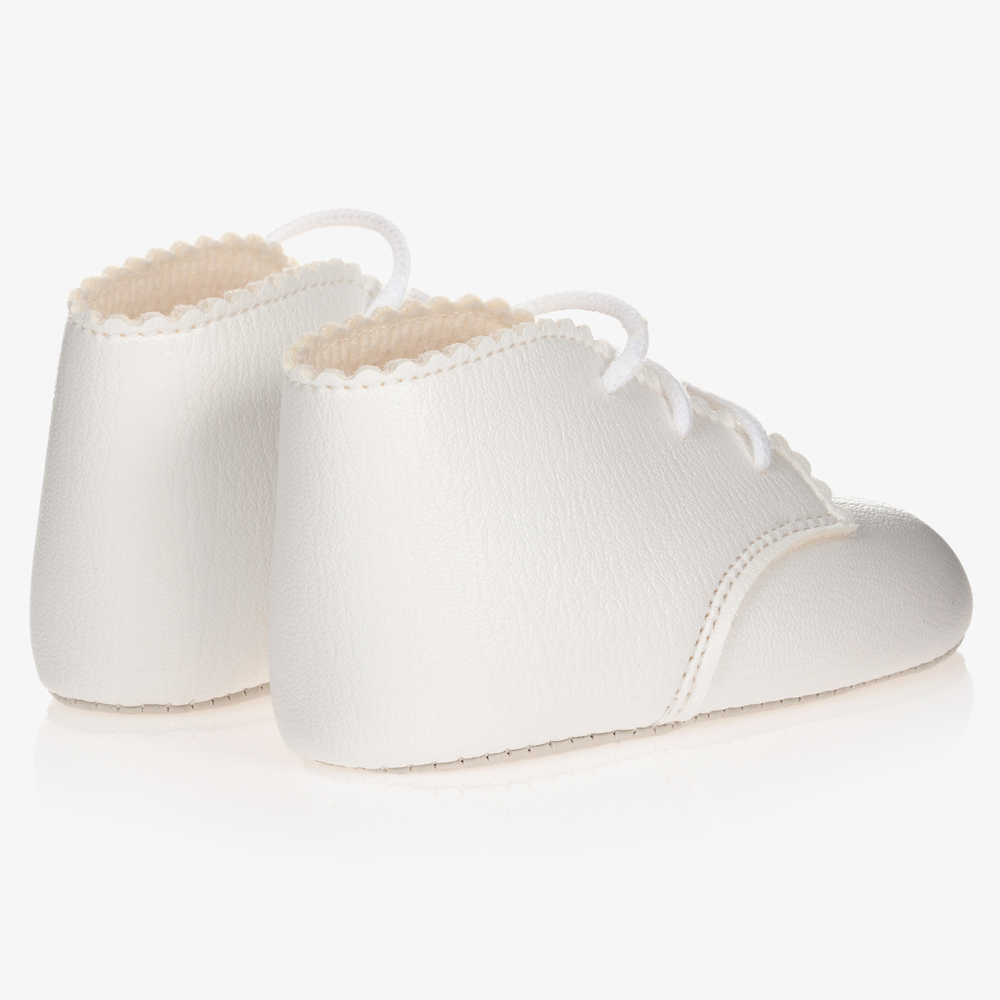 Early Days-White Pre-Walker Boots | Childrensalon