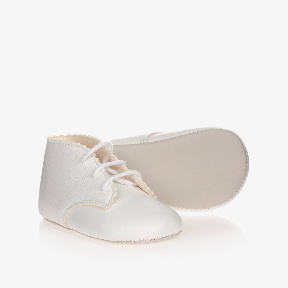 Early Days-Белые пинетки для малышей | Childrensalon