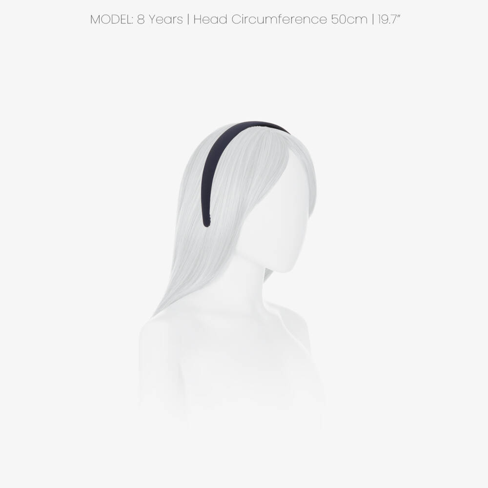 EIRENE-Girls Navy Blue Hairband | Childrensalon