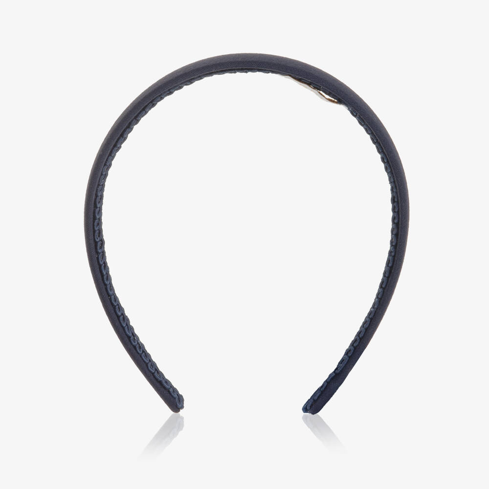 EIRENE-Girls Navy Blue Hairband | Childrensalon