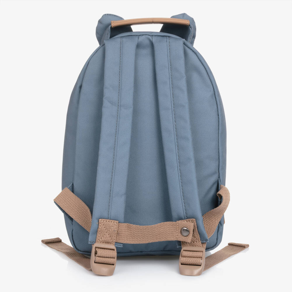 Elodie-Blue Leopard Backpack Mini (29cm) | Childrensalon