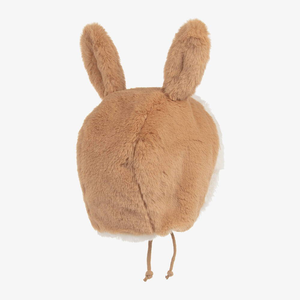 Elodie-Brown Bunny Rabbit Baby Hat | Childrensalon