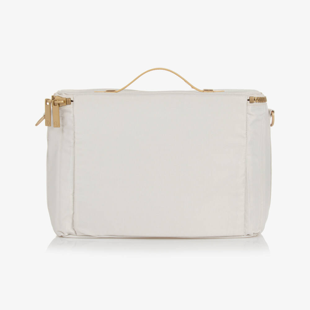 Elodie-Creamy White Stroller Changing Bag (28cm) | Childrensalon