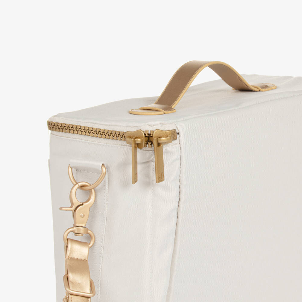 Elodie-Creamy White Stroller Changing Bag (28cm) | Childrensalon