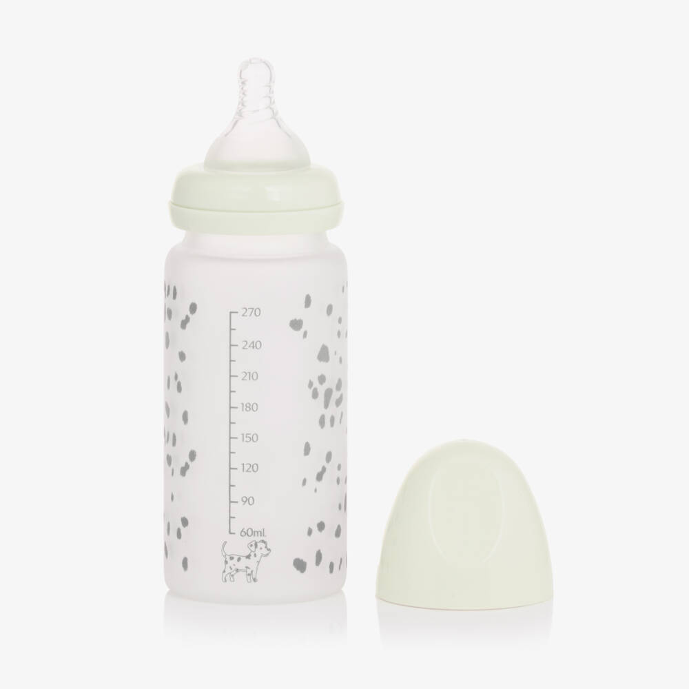 Elodie-Dalmatian Dot Glass Feeding Bottle (20cm) | Childrensalon