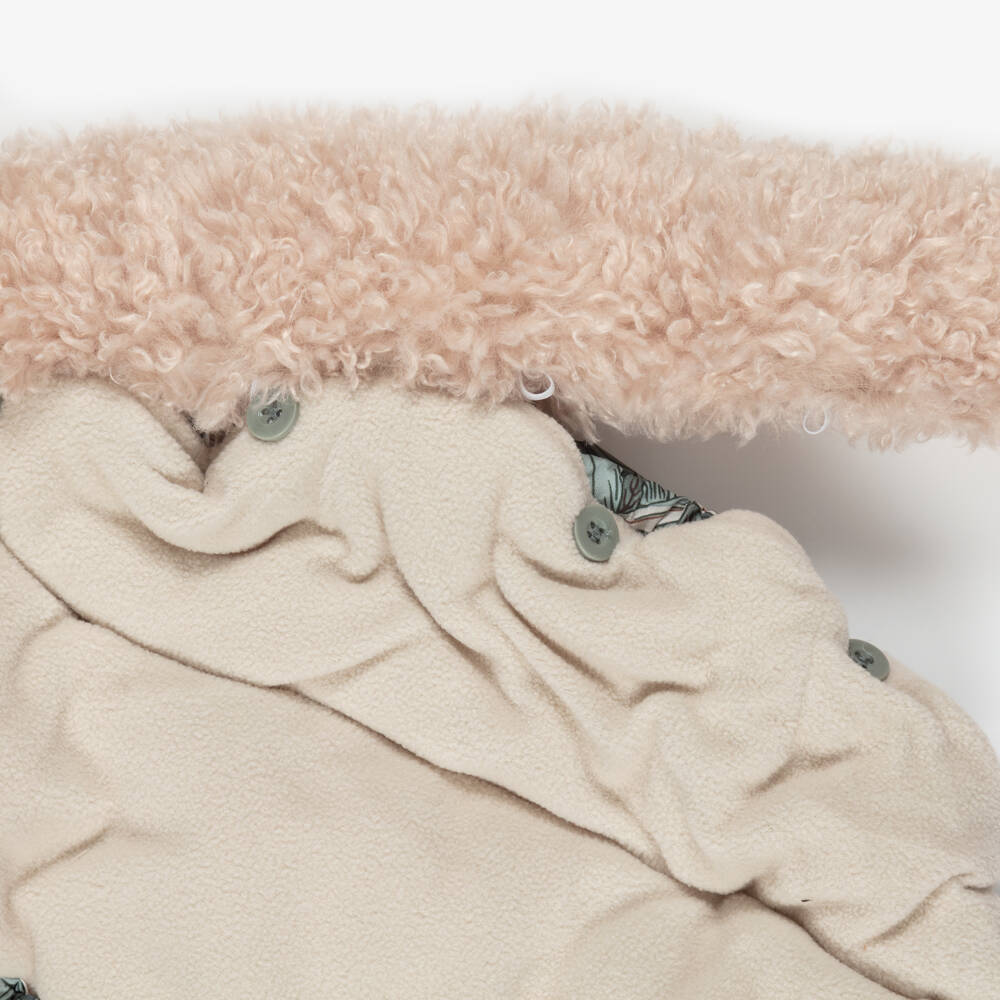 Elodie-Green William Morris Floral Footmuff (95cm) | Childrensalon