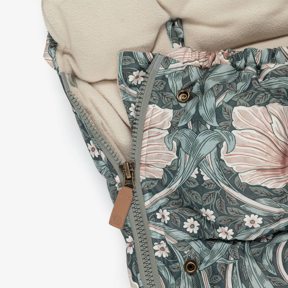 Elodie-Green William Morris Floral Footmuff (95cm) | Childrensalon
