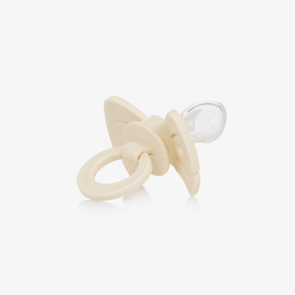 Elodie-Ivory Binky Bow Dummy | Childrensalon