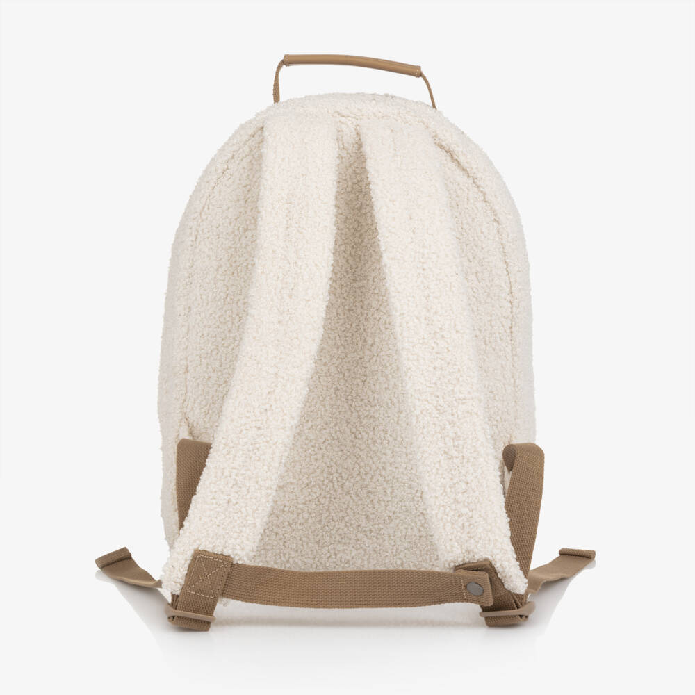 Elodie-حقيبة ظهر بوكليه لون عاجي (36 سم) | Childrensalon