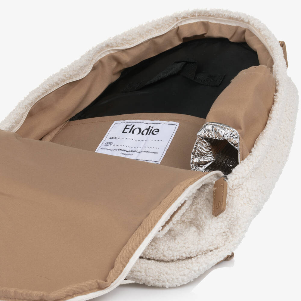 Elodie-حقيبة ظهر بوكليه لون عاجي (36 سم) | Childrensalon