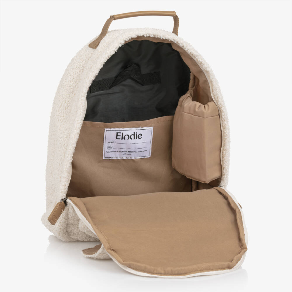 Elodie-حقيبة ظهر بوكليه لون عاجي (36 سم) | Childrensalon