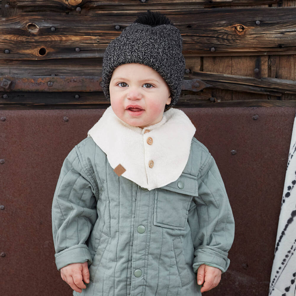 Elodie-Ivory Faux Shearling Collar | Childrensalon