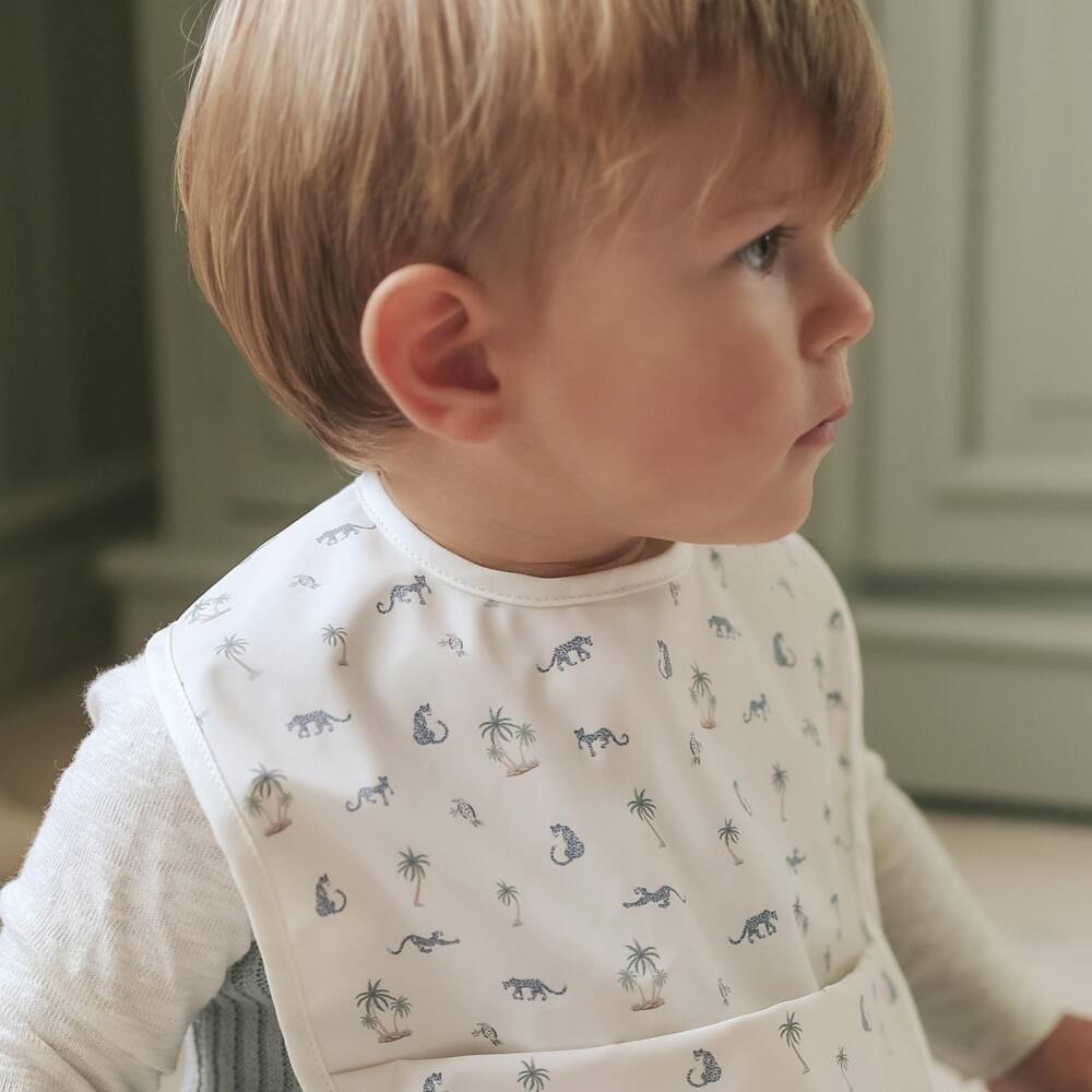 Elodie-Ivory Garden Leo’s Resort Bib | Childrensalon