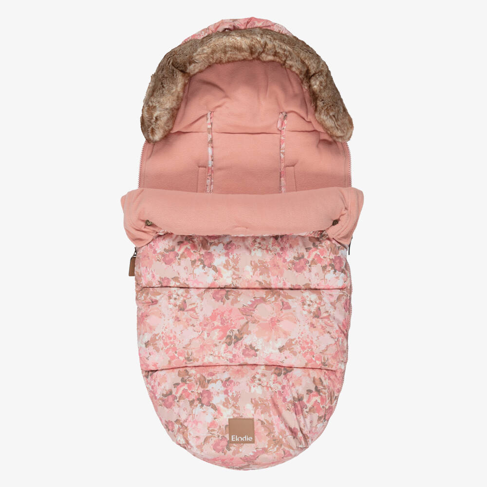 Elodie-Конверт для ног розовый с розами (95см) | Childrensalon