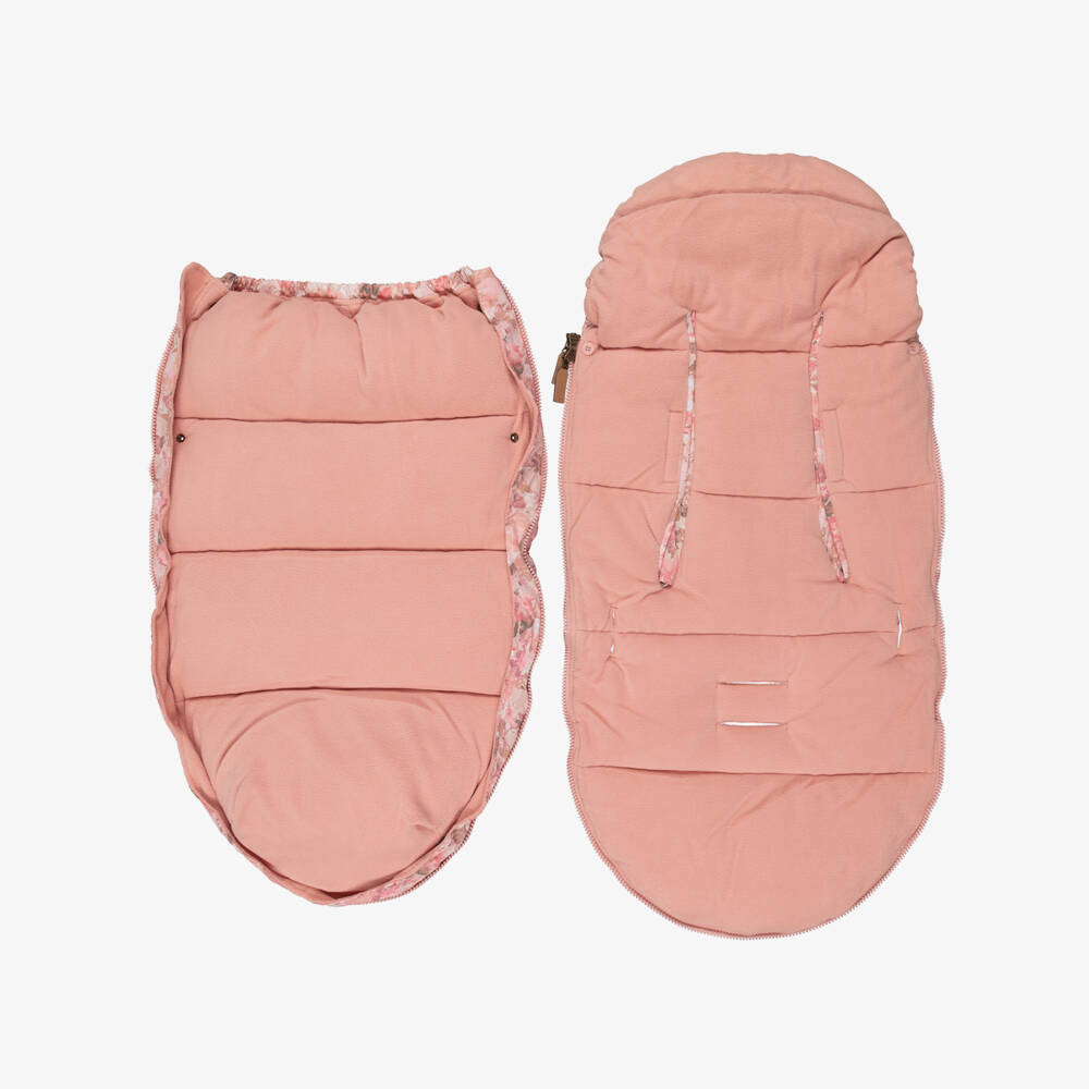 Elodie-Конверт для ног розовый с розами (95см) | Childrensalon