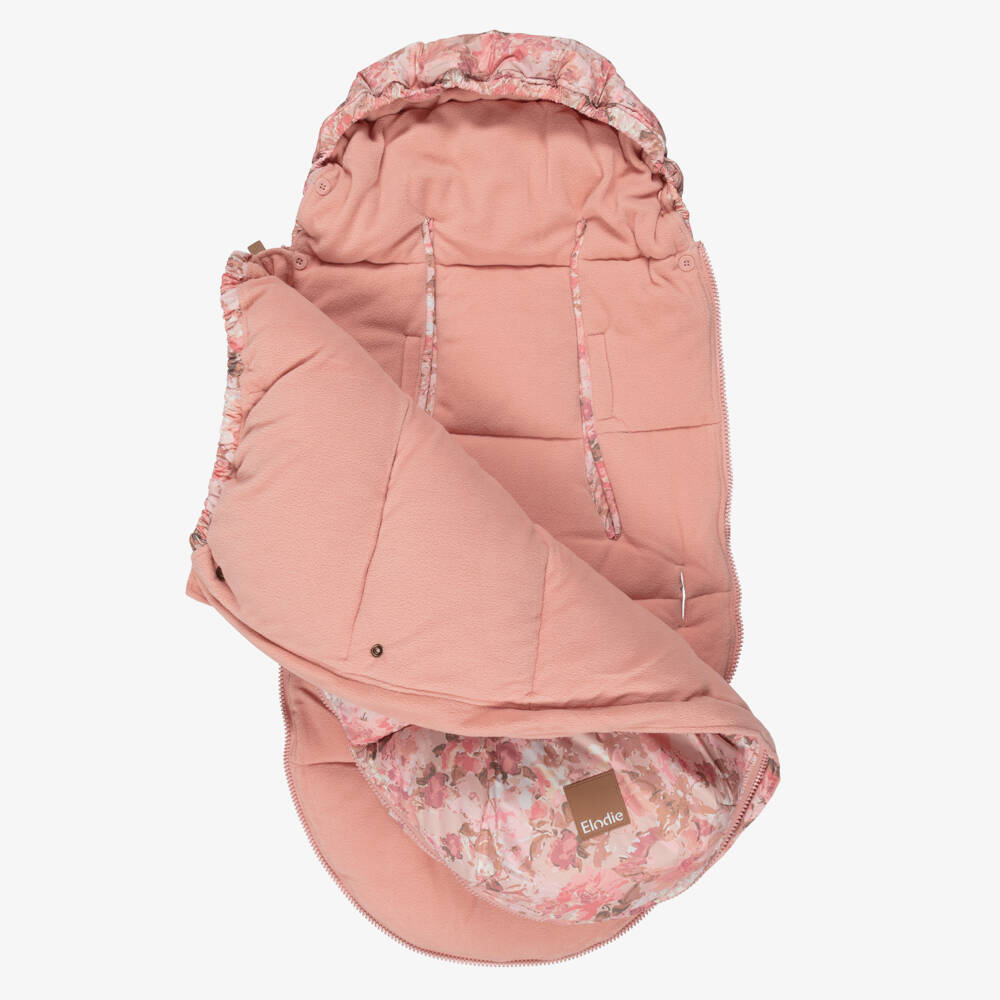 Elodie-Конверт для ног розовый с розами (95см) | Childrensalon