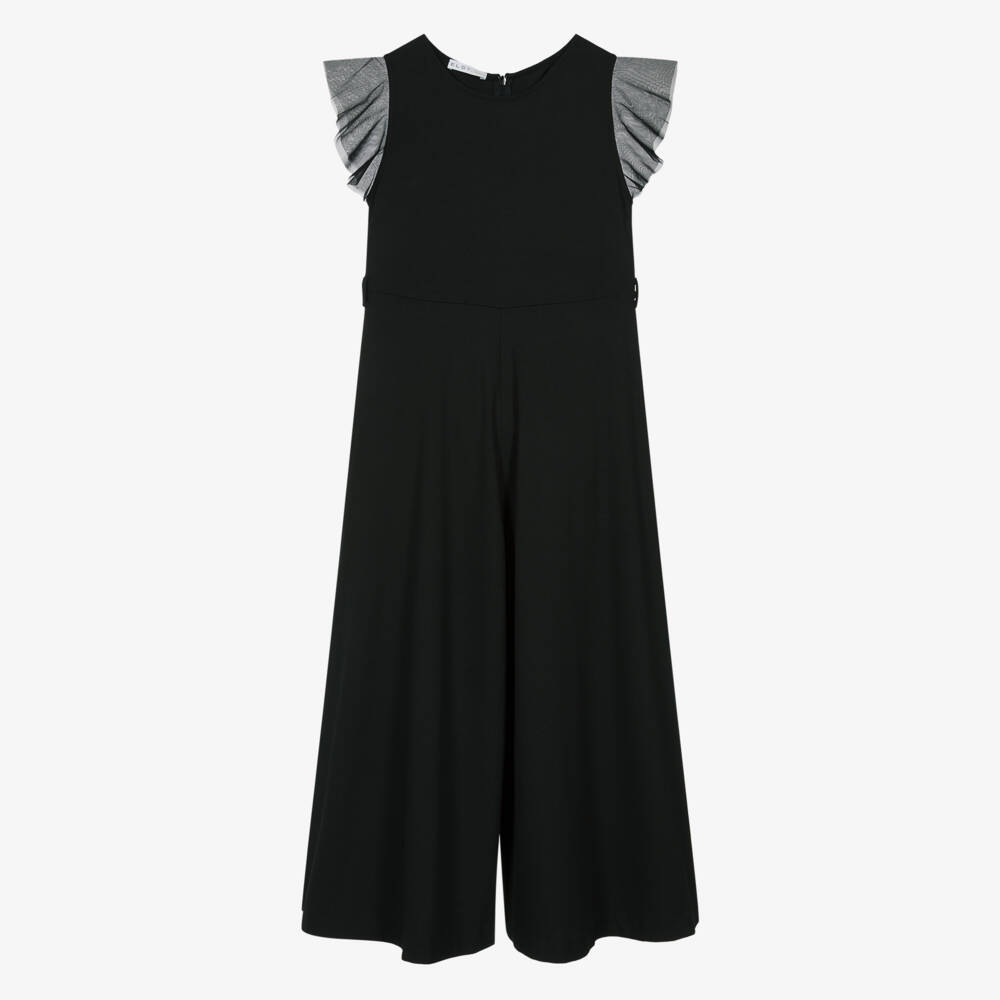 couture by Elsy-Girls Black Milano Jersey Jumpsuit | Childrensalon