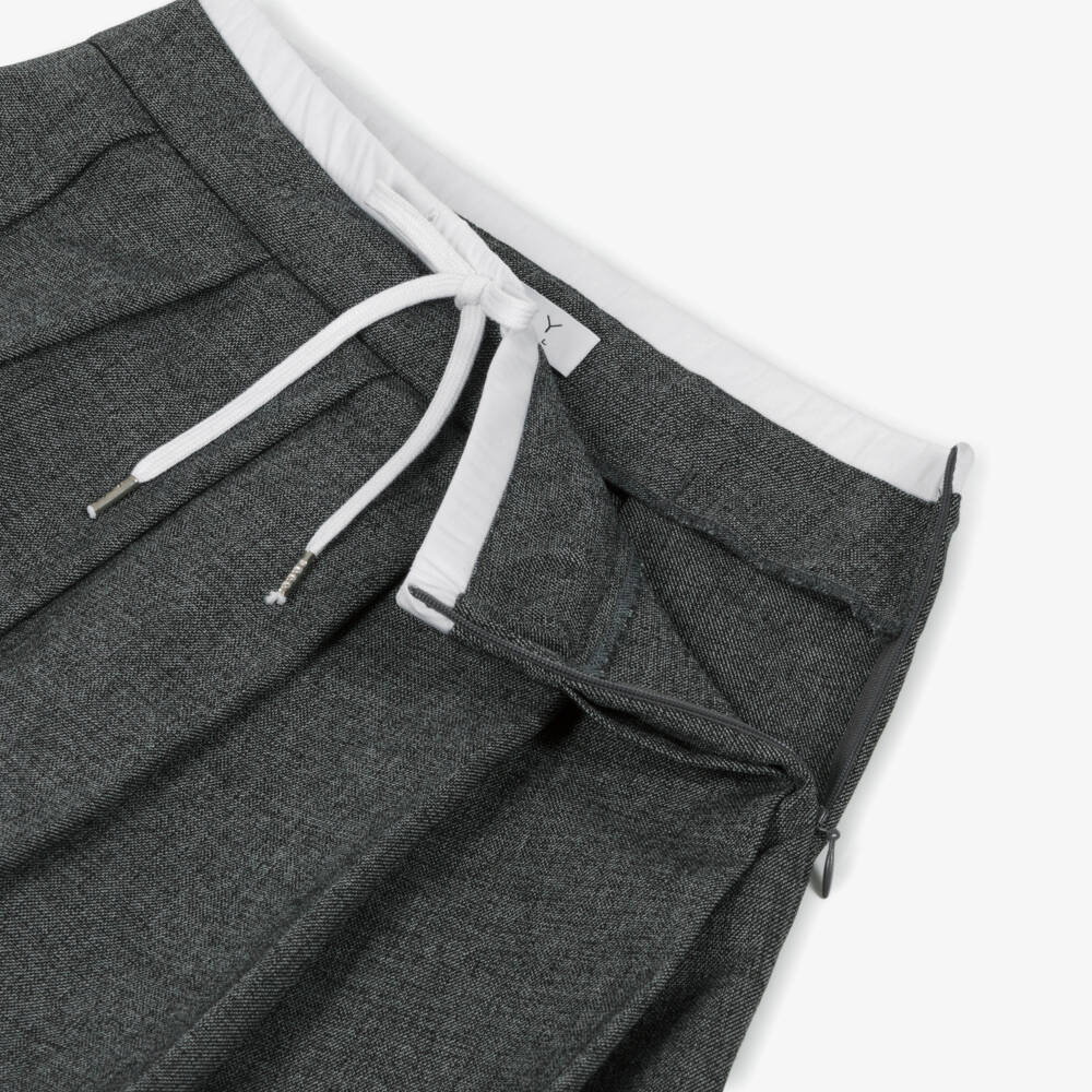 Elsy-سكورت بكسرات لون رمادي للبنات  | Childrensalon