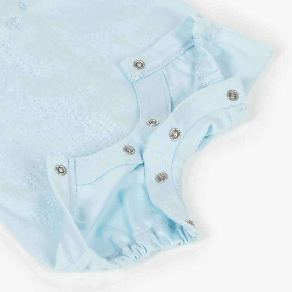 Emile et Rose-Boys Pale Blue & White Cotton Shortie | Childrensalon