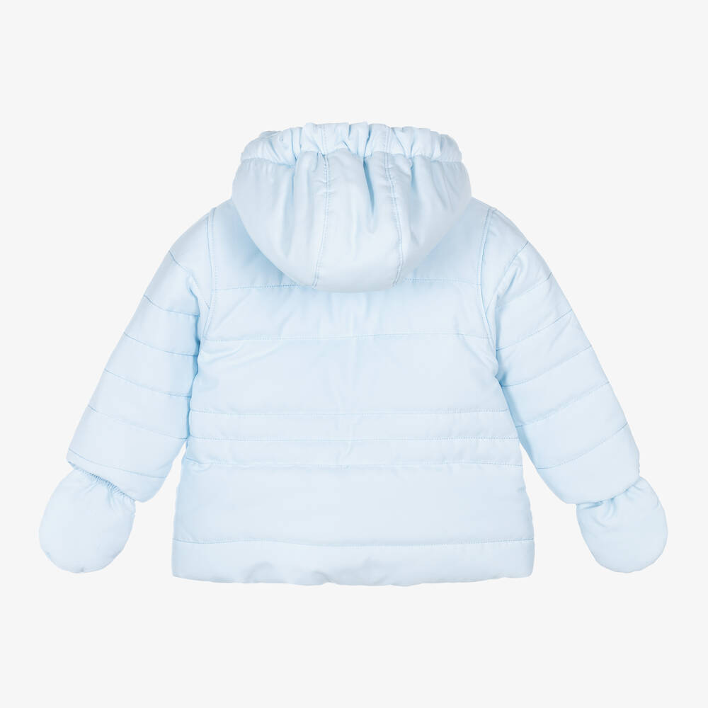 Emile et Rose-Pale Blue Padded Jacket | Childrensalon