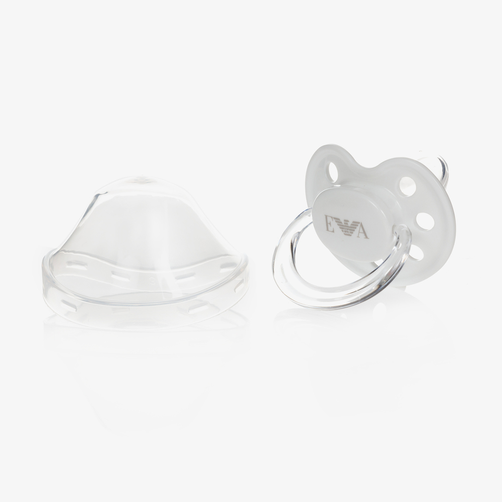 Emporio Armani-طقم زجاجات رضاعة لون أبيض للأطفال - 4 قطع | Childrensalon