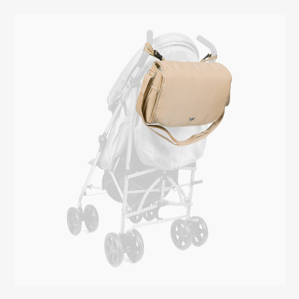 Emporio Armani-Beige Changing Bag (36cm) | Childrensalon